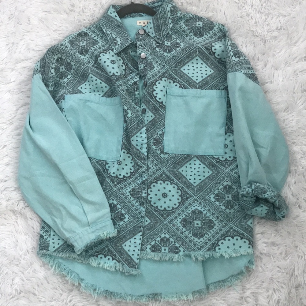 POL Paisley Shacket